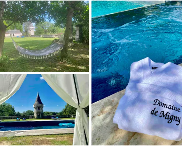 gite avec piscine et bain nordique
